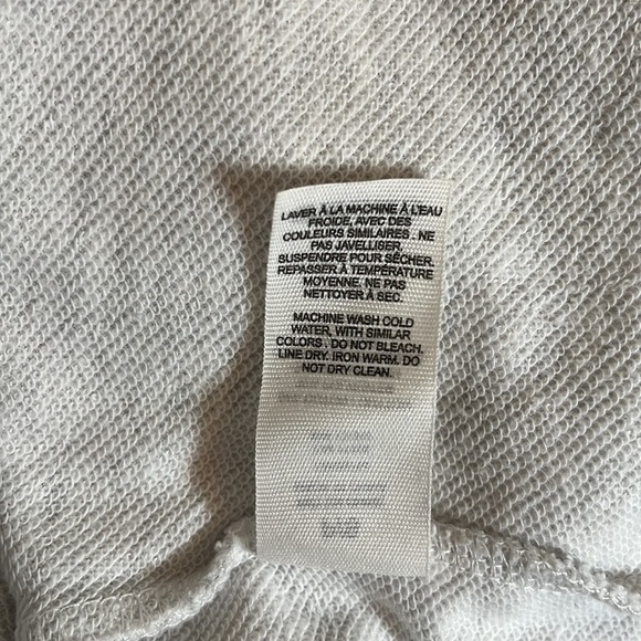 GARAGE Light Gray Cropped Pullover Sweatshirt - Picture 14 of 14